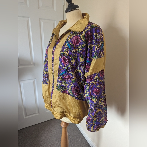 Rhoda Lynne Jackets & Blazers - Rhoda Lynne Vintage bomber jacket size L